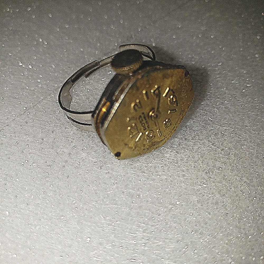Steampunk adjustable ring